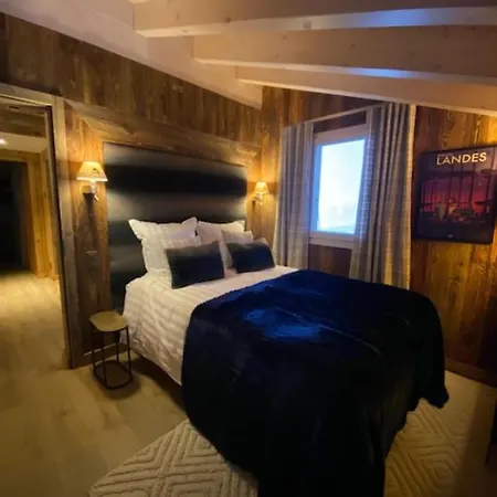 Chalet Mossegor ベットメラルプ